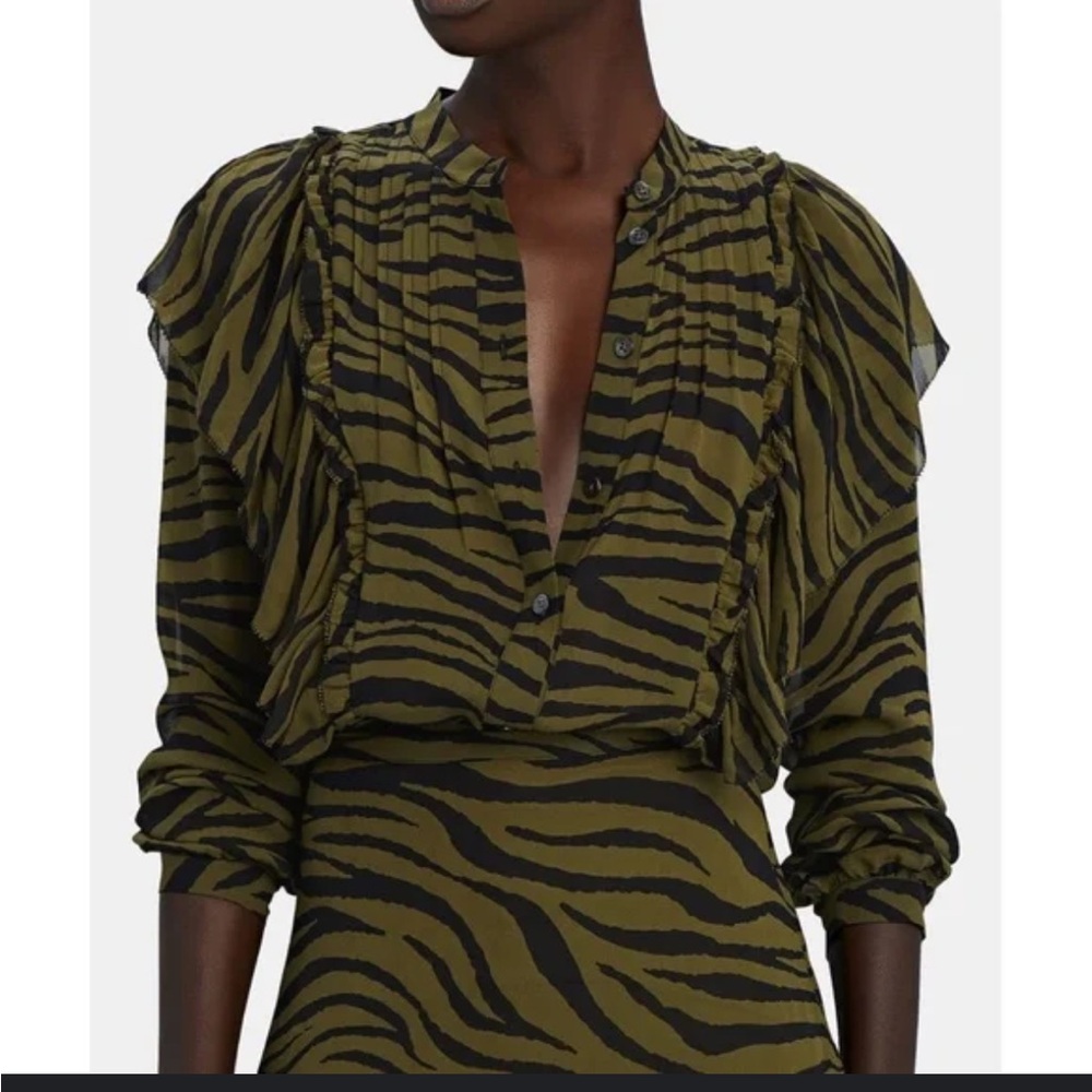 Veronika Beard Silk Button Up Blouse. Excellent condition.